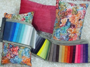 cojines estampado mariposas