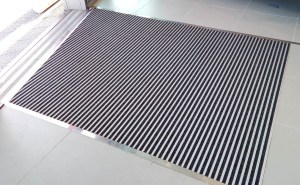 felpudo aluminio iregular