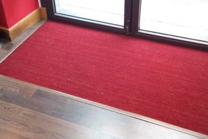 felpudo rojo polipropileno